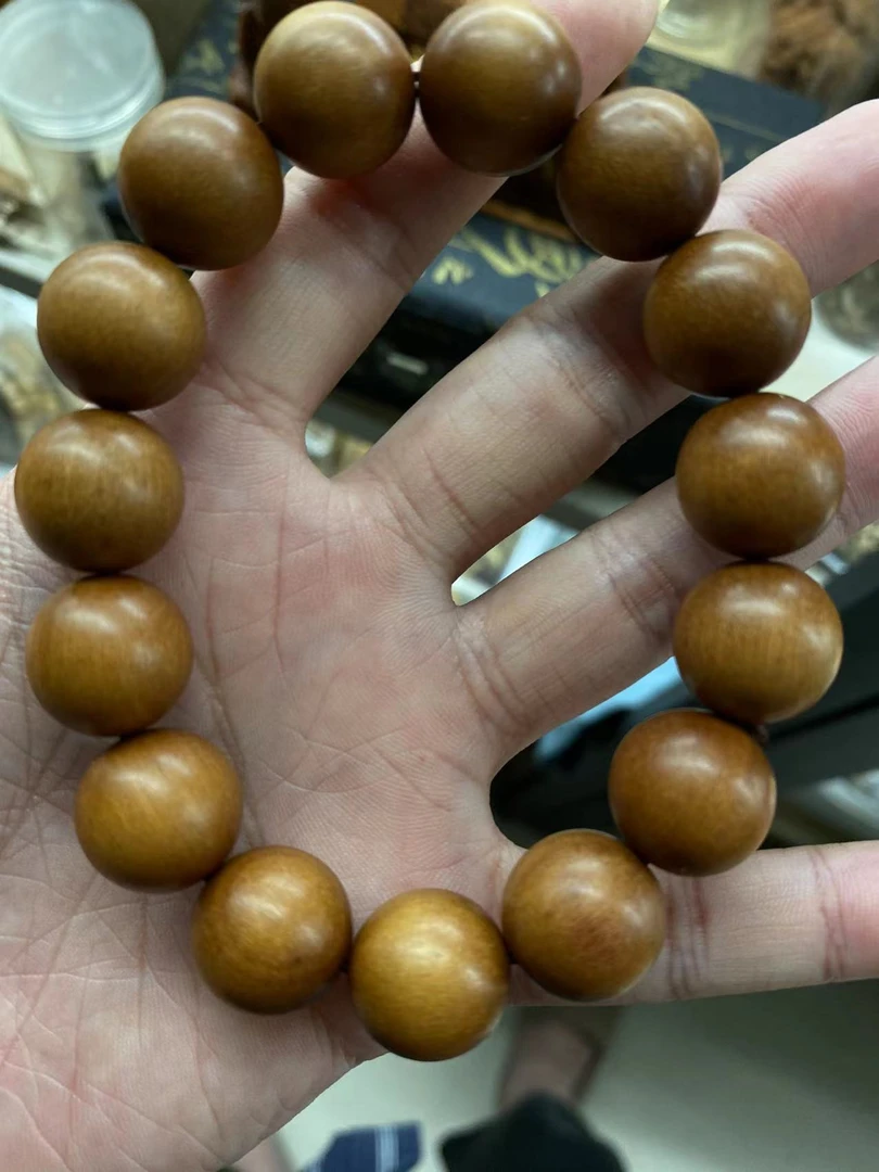 大号15mm老山檀香/老料红皮黑肉/迈索尔老山檀香/香味好！