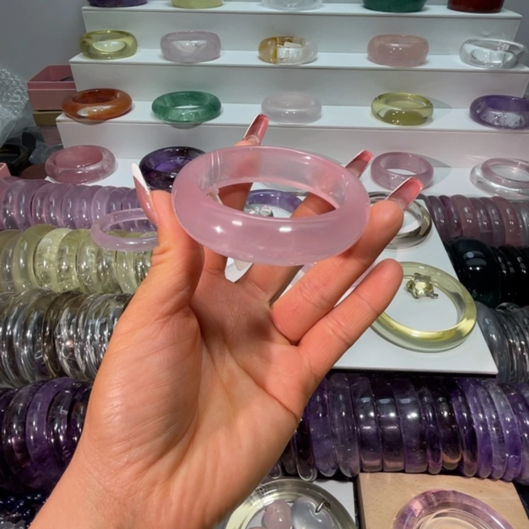 手镯未镶嵌水晶手镯58圈口5号