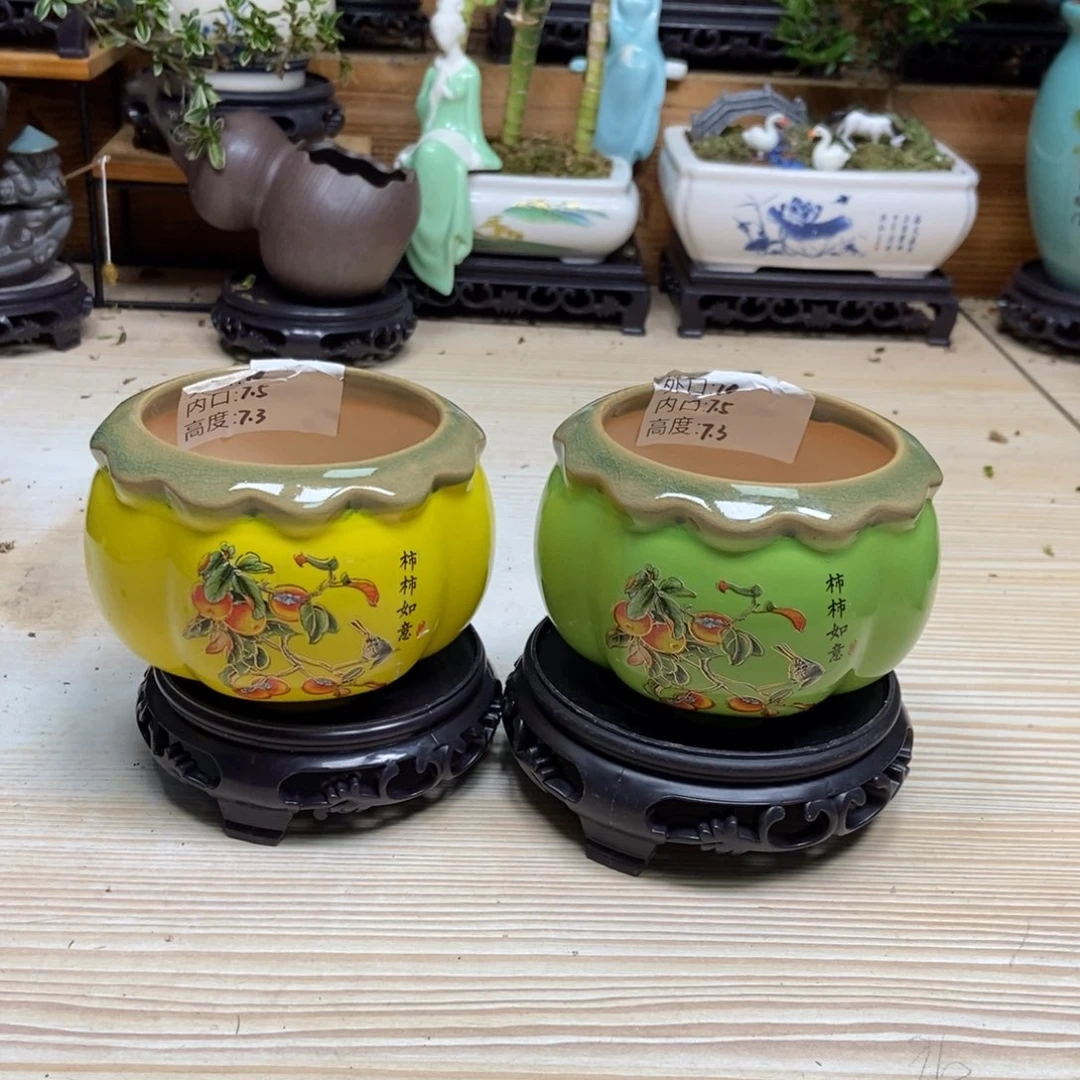 瓷片陶瓷花盆陶瓷艺术