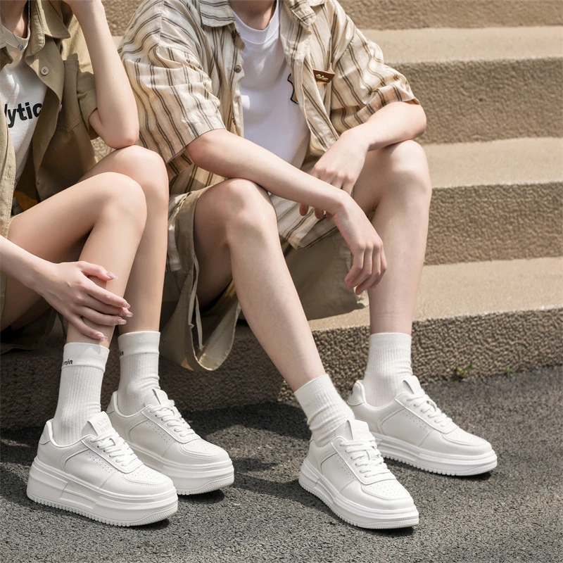 1316情侣款真皮休闲小白鞋百搭四季款