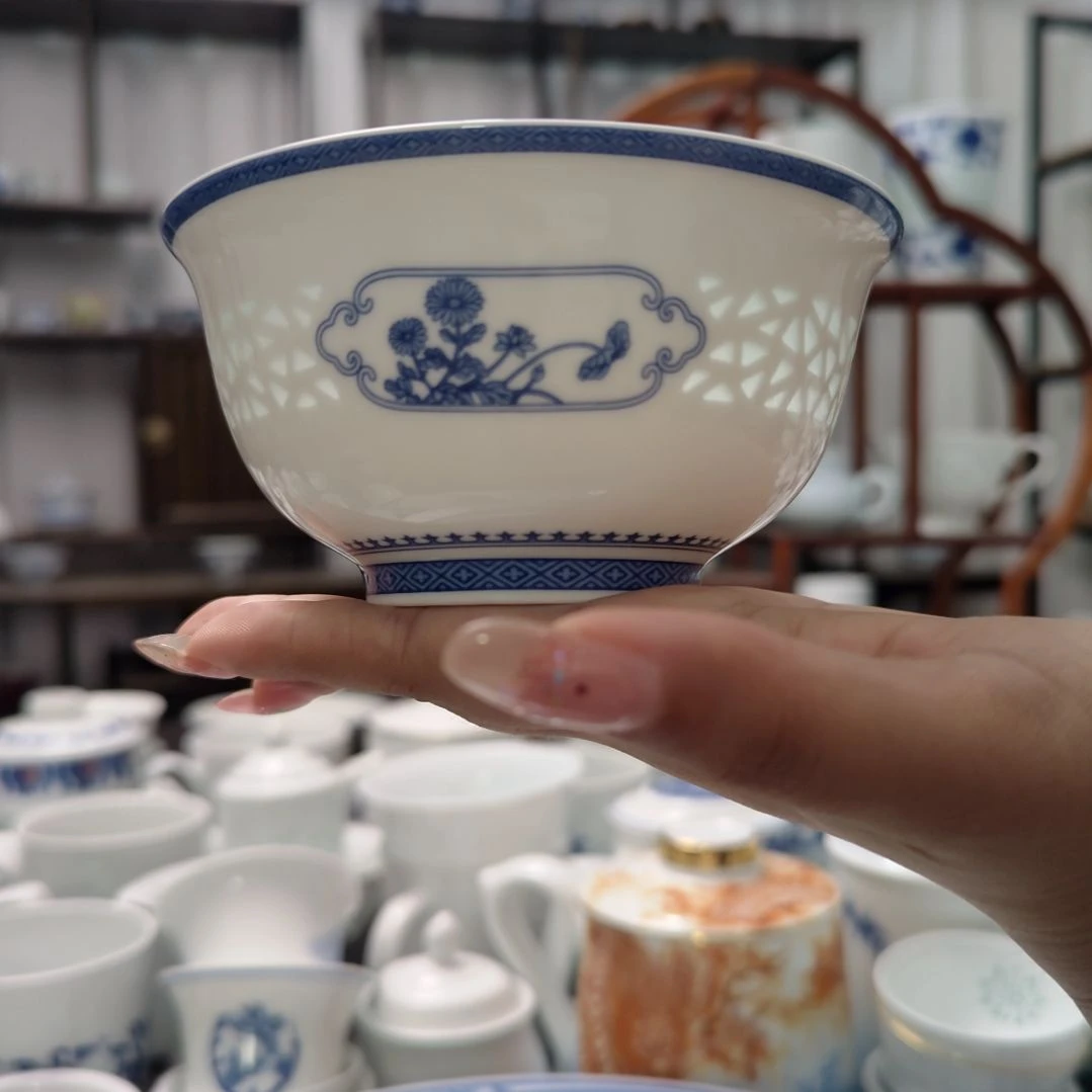 瓷四时吉祥4.5寸饭碗一个