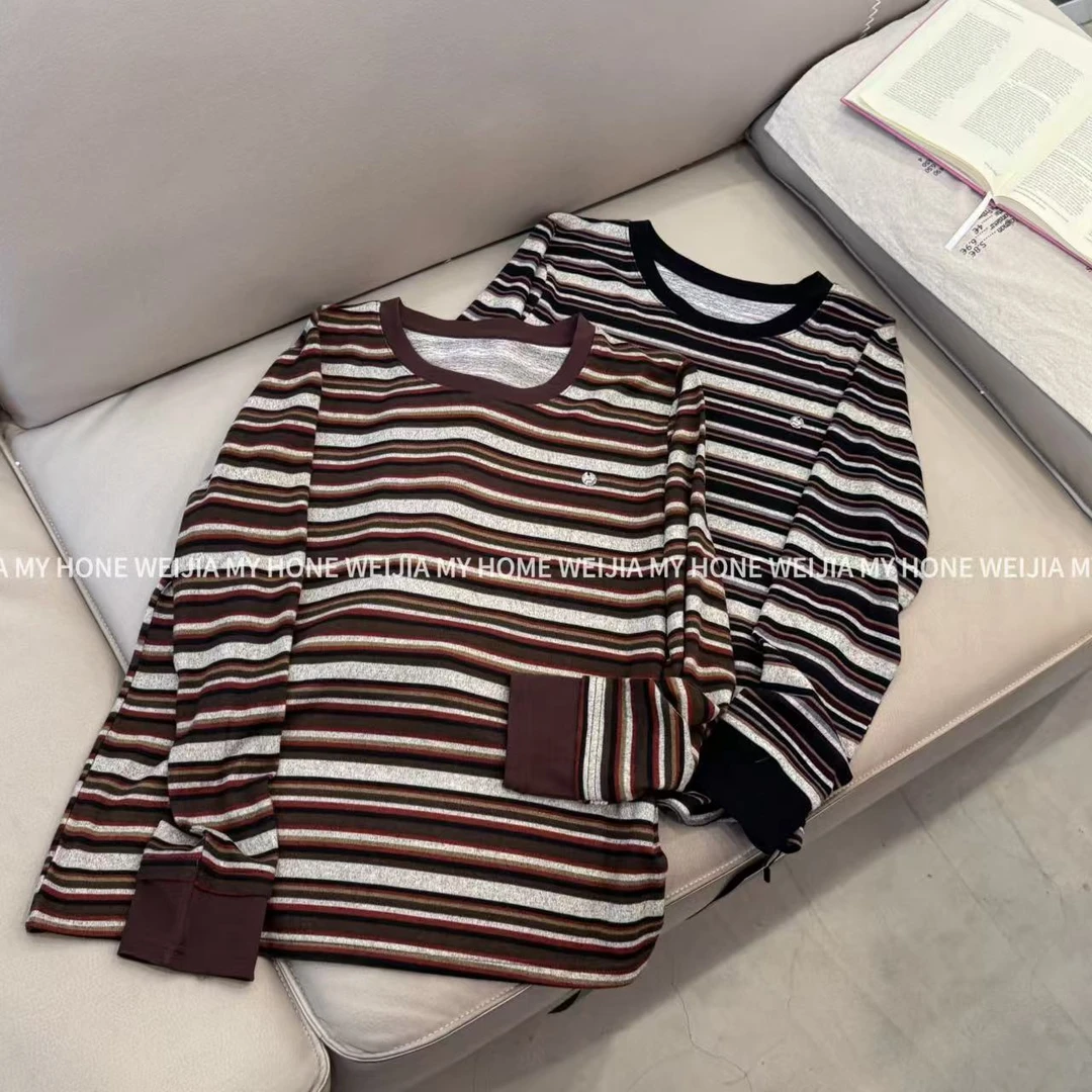 【WJ】春款 68038 两色条纹上衣（3-6）