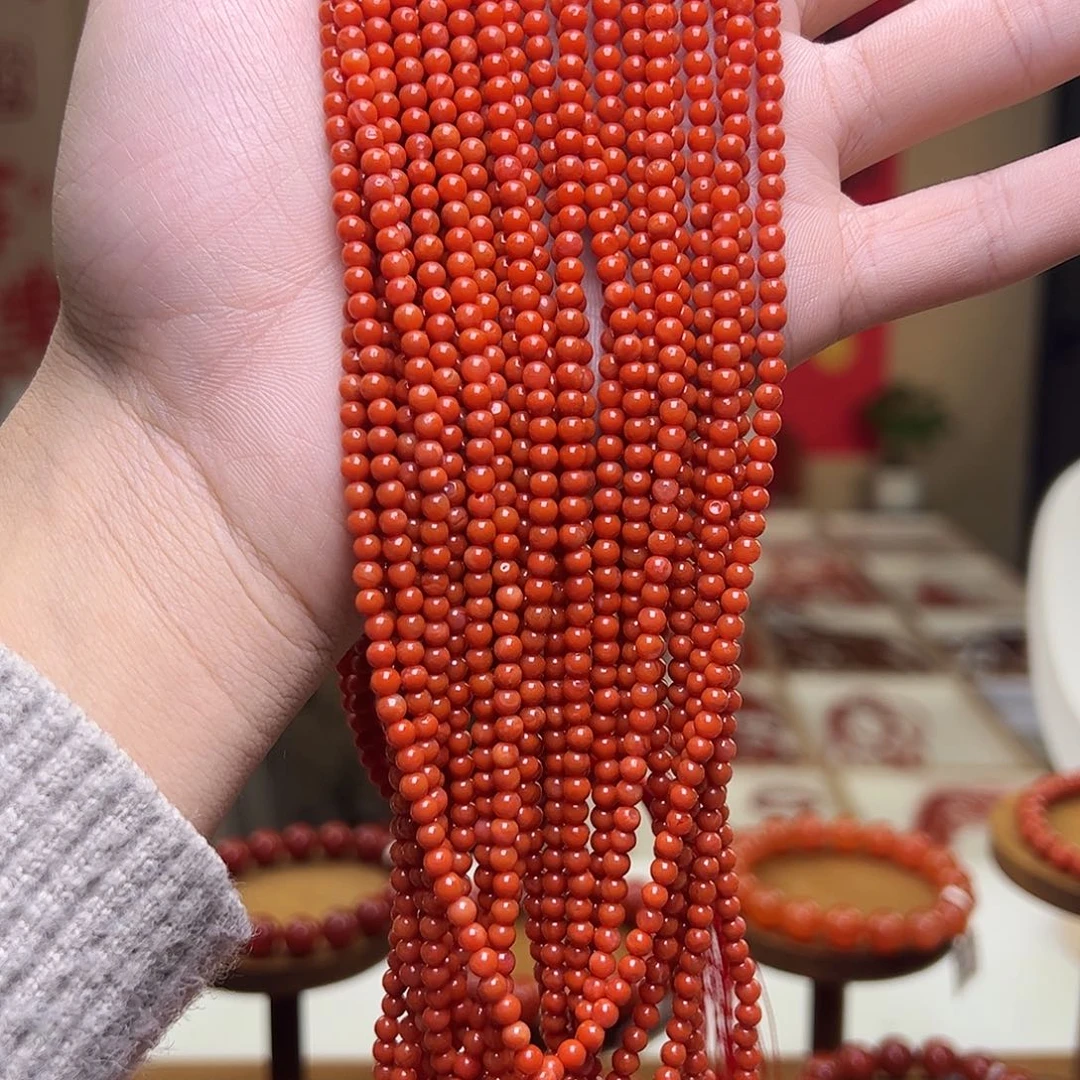 南红玛瑙未镶嵌保山3.3m小米链