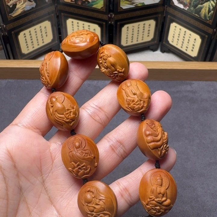 手串/手链橄榄核铁核莲花无相反油福利款