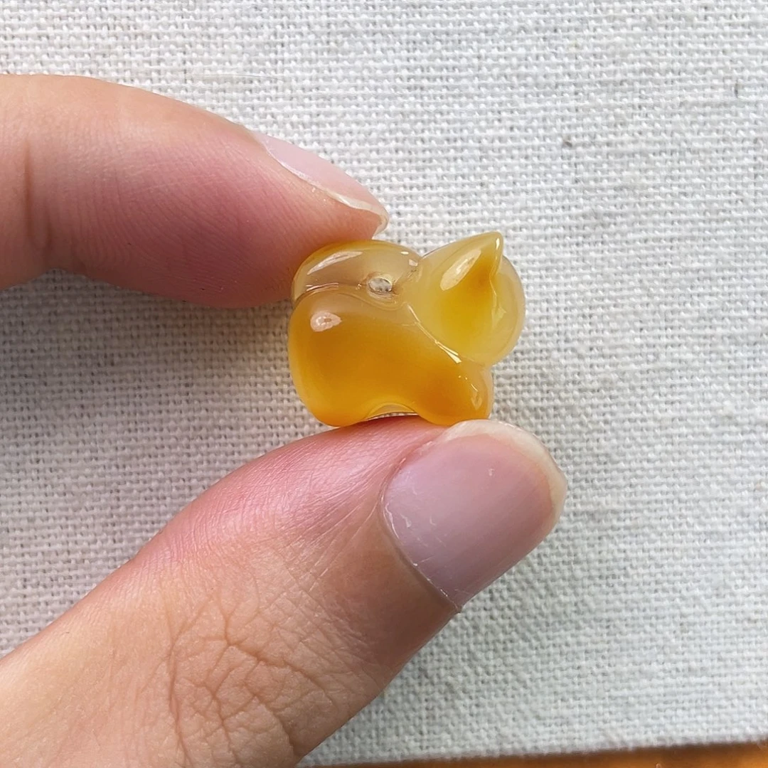 琥珀未镶嵌珠宝奇石猫咪