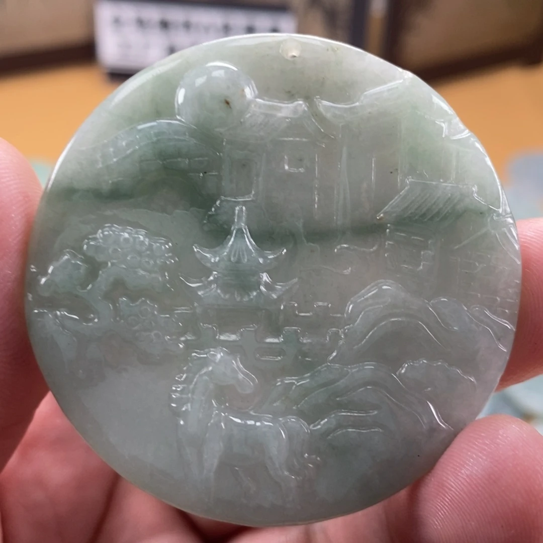 颈饰未镶嵌翡翠翡翠