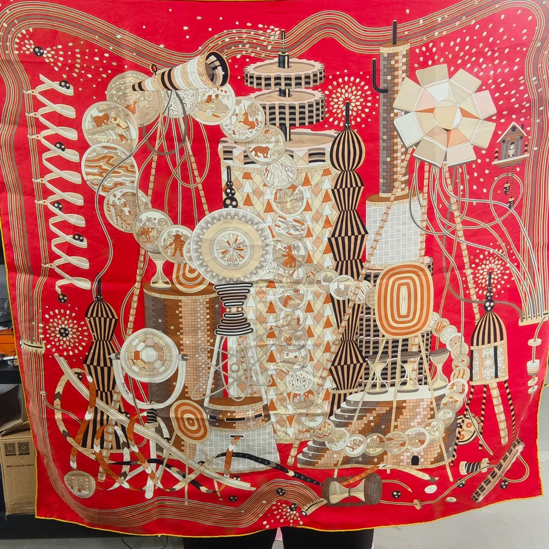 99新 Hermes/爱马仕 海囤J/爱马仕/丝巾/dd61581