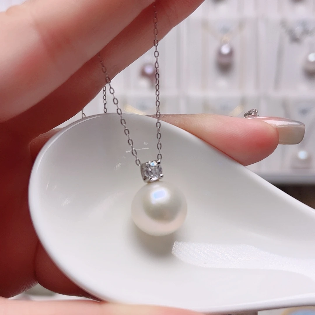 未镶嵌淡水珍珠吊坠(赠链)