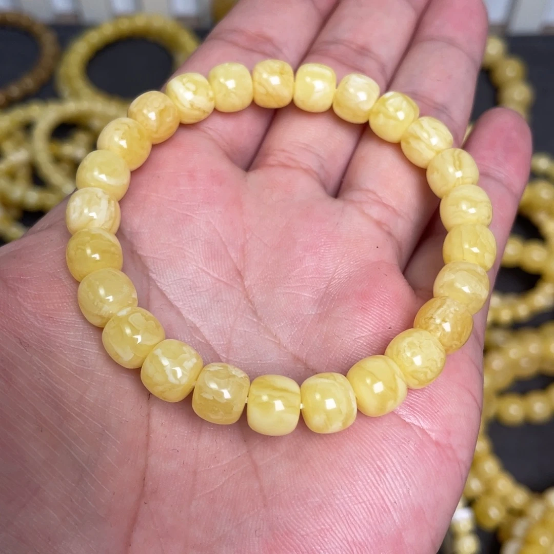 蜜蜡未镶嵌裸石蜜蜡手串8.8mm