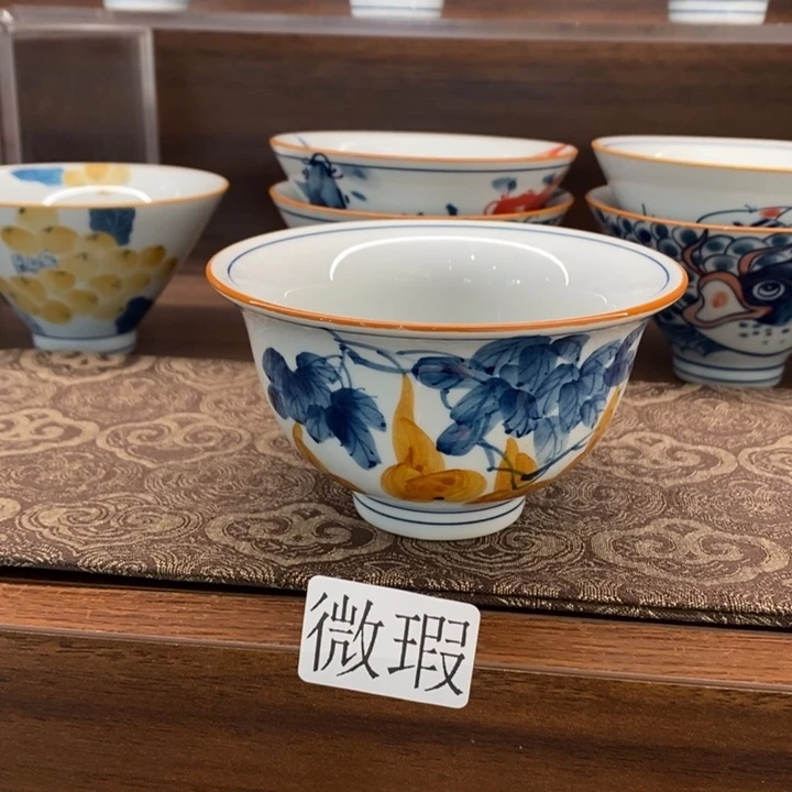 釉下老陶泥手工绘制