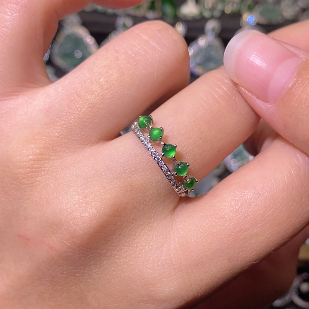 翡翠未镶嵌颈饰天然