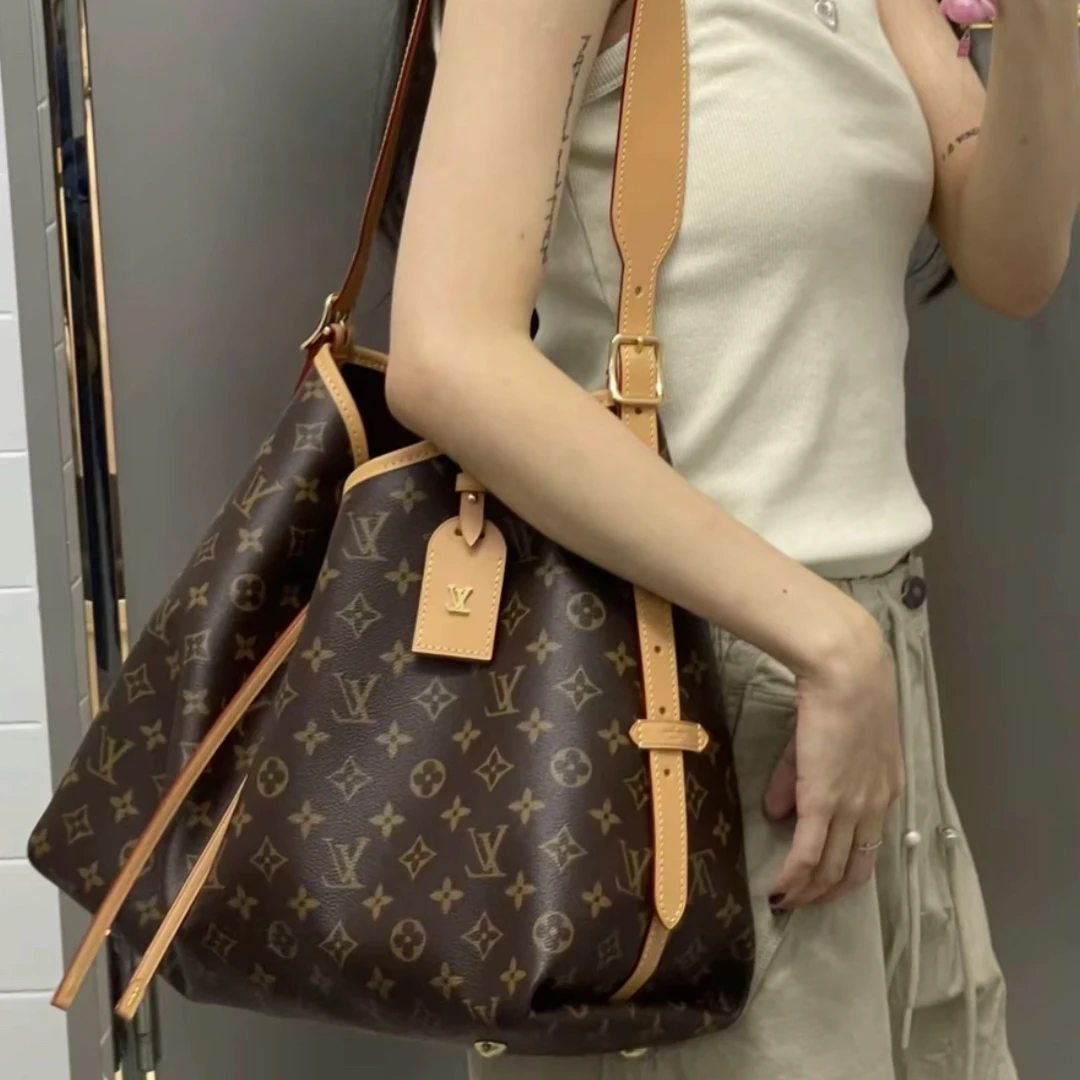 95新 LouisVuitton/路易威登 95新 LV老花Carryall xj630