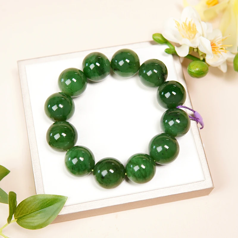 和田玉精品手串卡20圆珠#118@@118-C2109