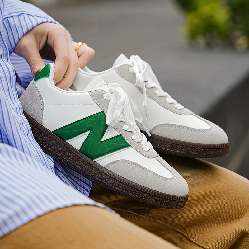 NEWBOLUNE/新百伦正品轻便系带板鞋百搭透气德训268鞋子男款男士