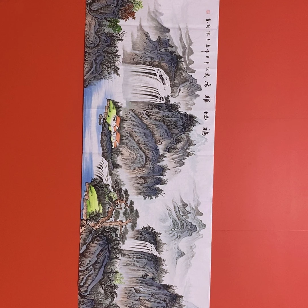 国画山水花鸟国画作品