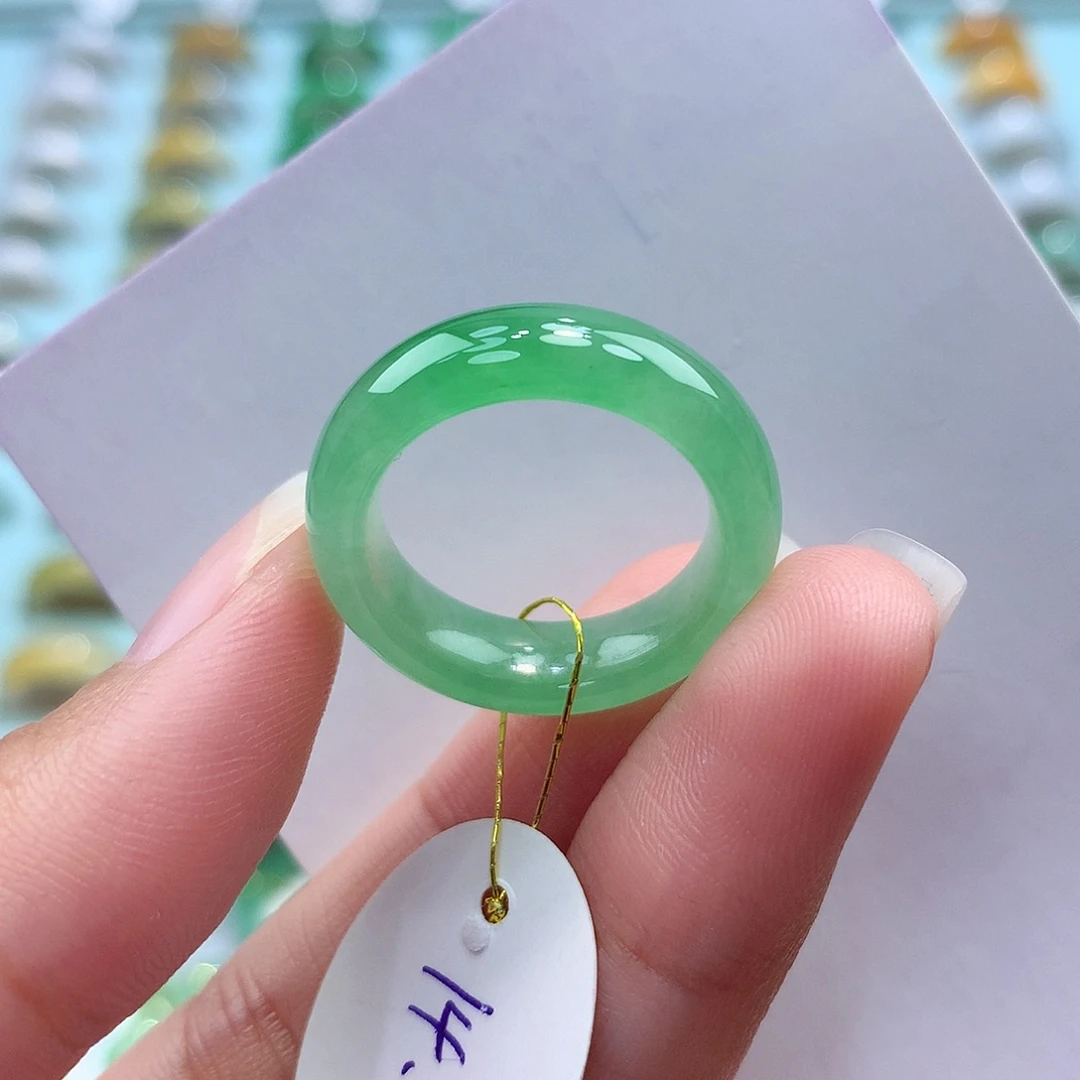 未镶嵌戒指翡翠1415圈