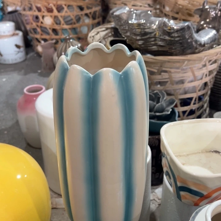 陶瓷花瓶摆件外贸出口微瑕捡漏