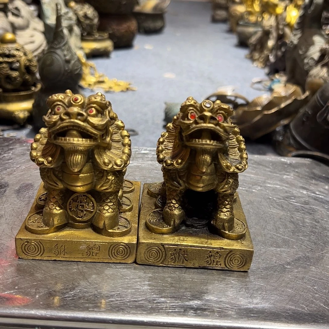微瑕疵黄铜摆件工艺品