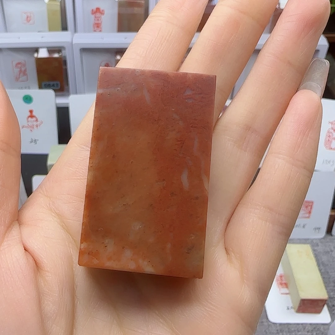 寿山石印石郭*仁不刻字1.5×3