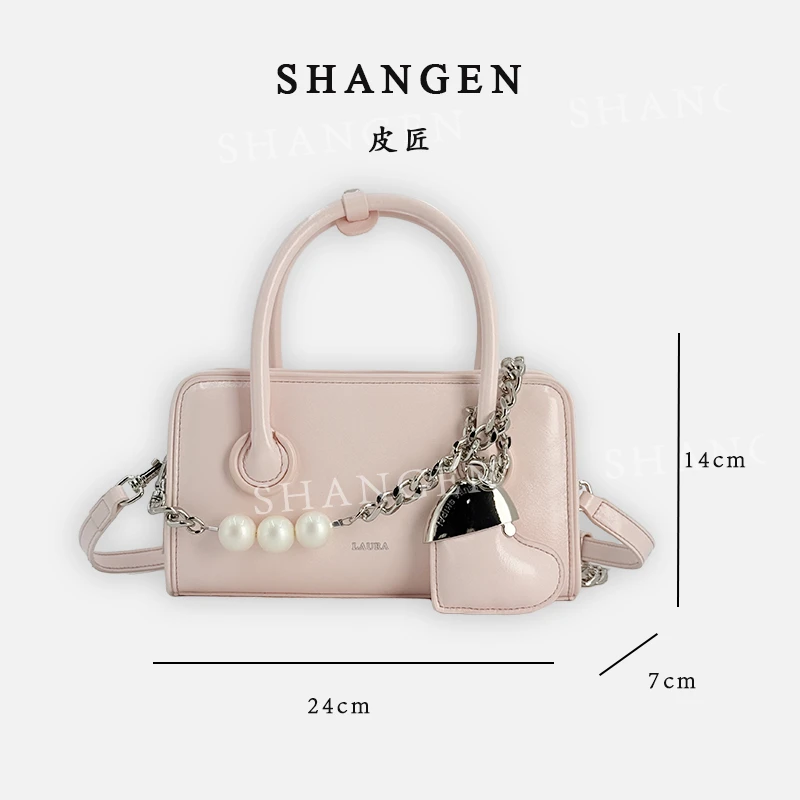 【云云甄选】SD-5269-棉花糖粉-轻奢时尚女士新款手提单肩斜挎包