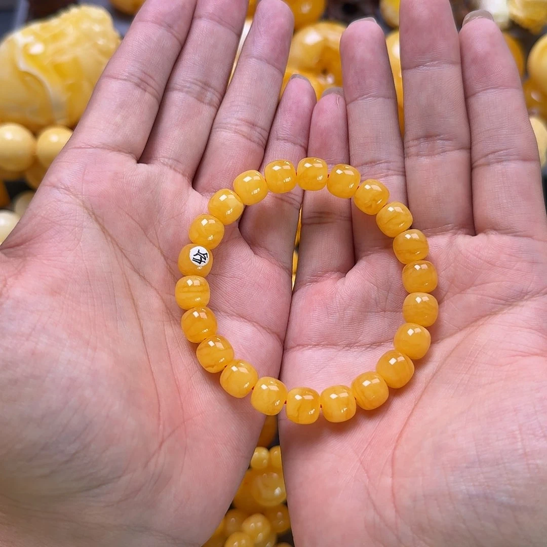 未镶嵌蜜蜡珠宝奇石同料10mm