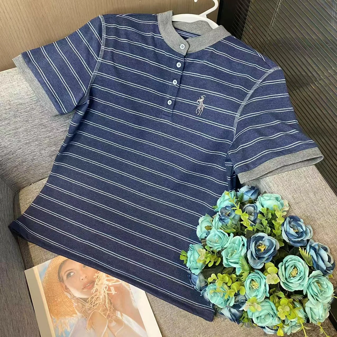 新款时尚女式半袖T恤-X9498