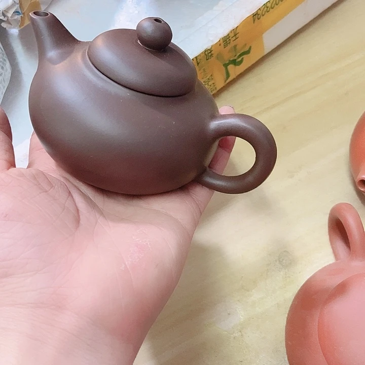 紫砂茶杯宜兴紫砂全手工制作