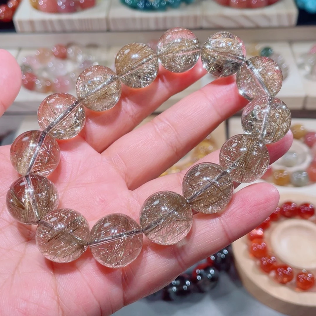 未镶嵌手链水晶发晶手链