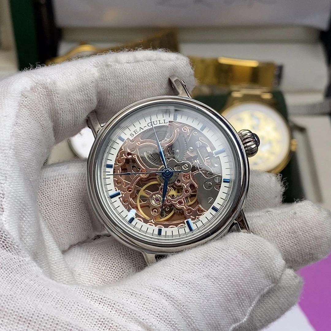 钢不锈钢自动机械机芯280米 2表带