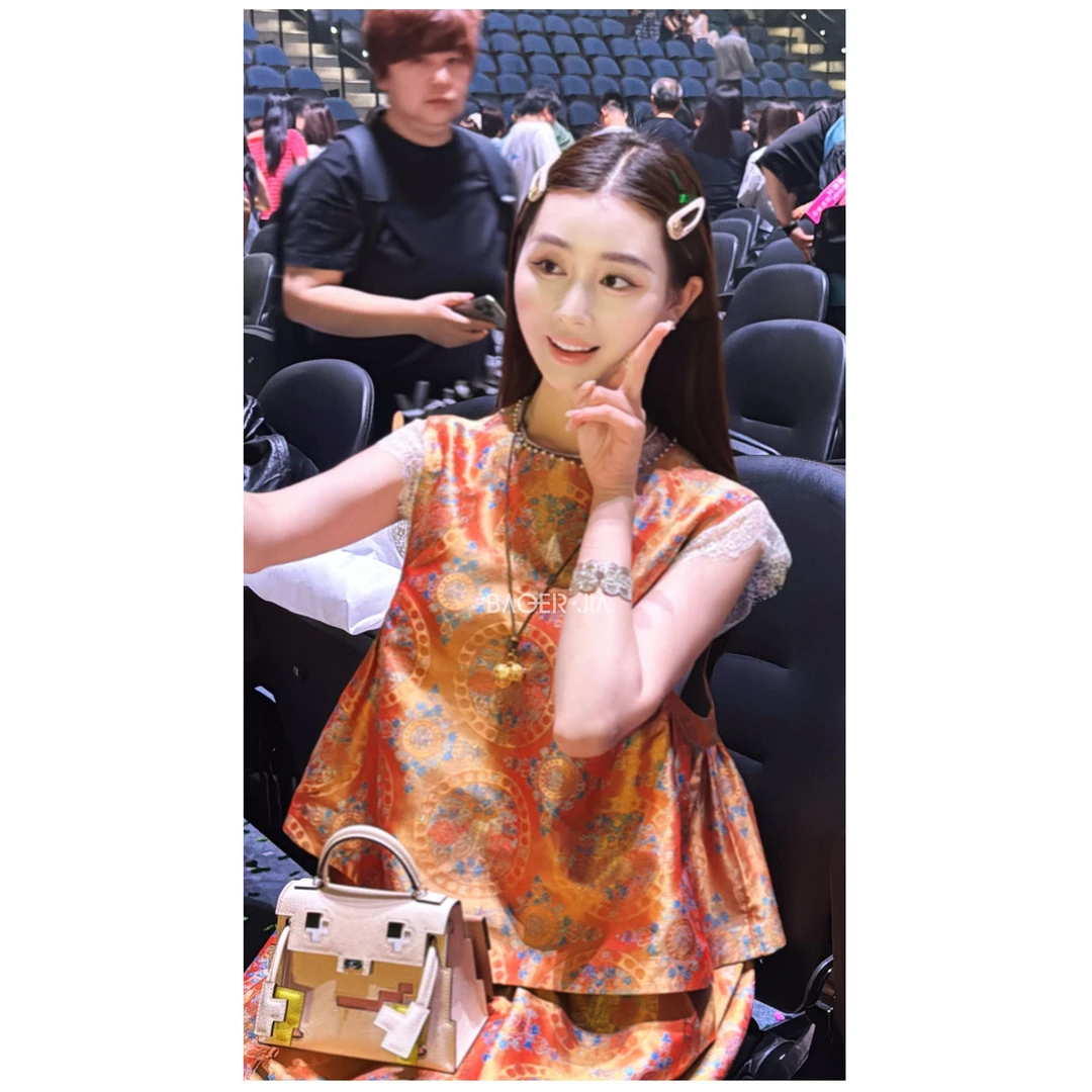 国潮-【传承张和才/嘉宾】宝儿家含幂BF72725205蜀锦连珠团窠上衣裙