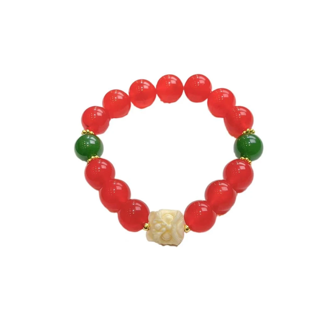 雪域红景天玛瑙手串C02-52赠礼盒(多样性发其一)