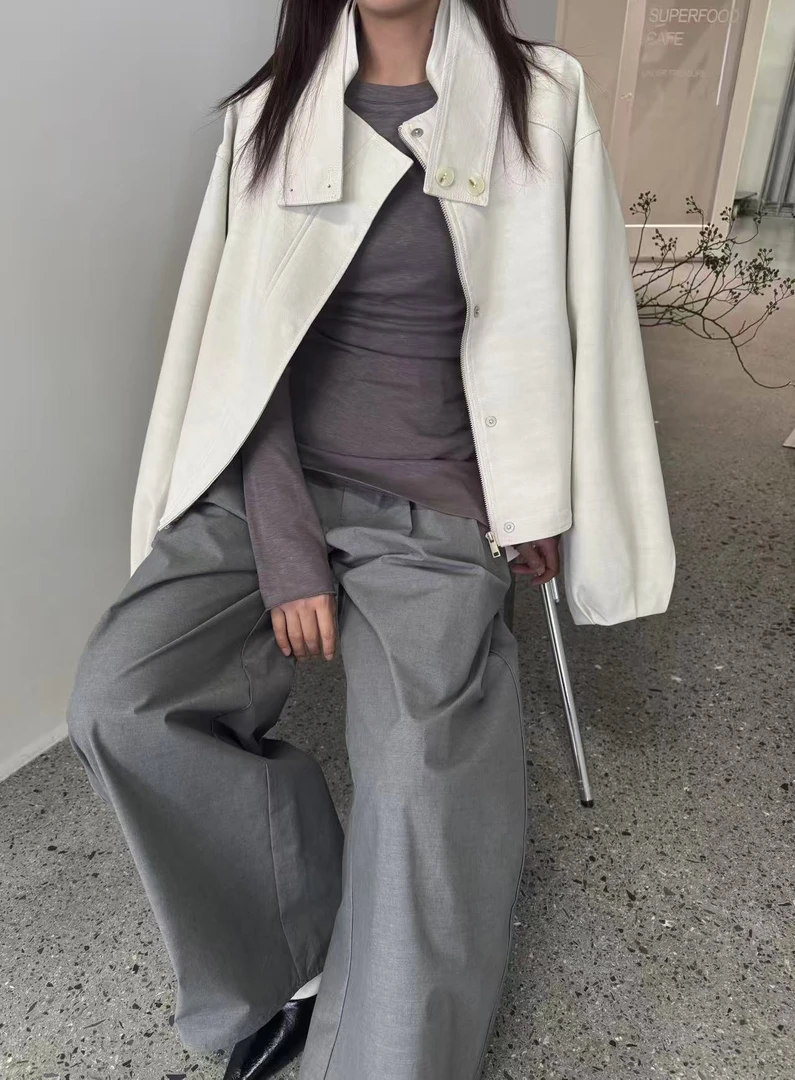 【田小花】25年秋东新款遮肉显瘦慵懒感西装裤-txh91385507