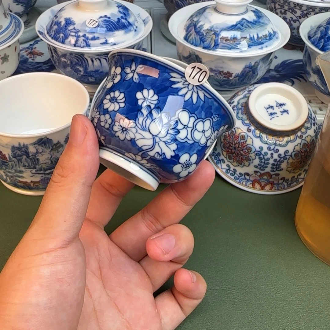 彦祖纯手工手绘茶具170