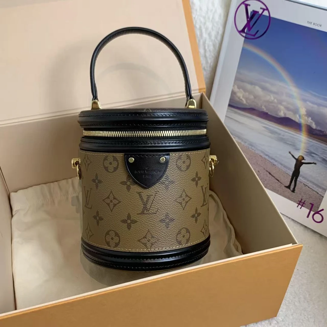 99新 LouisVuitton/路易威登 壹臻/老花发财桶 芯片 36903736