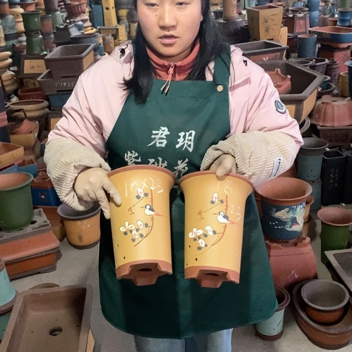 紫砂花盆紫砂花盆盆栽花卉苗木种植