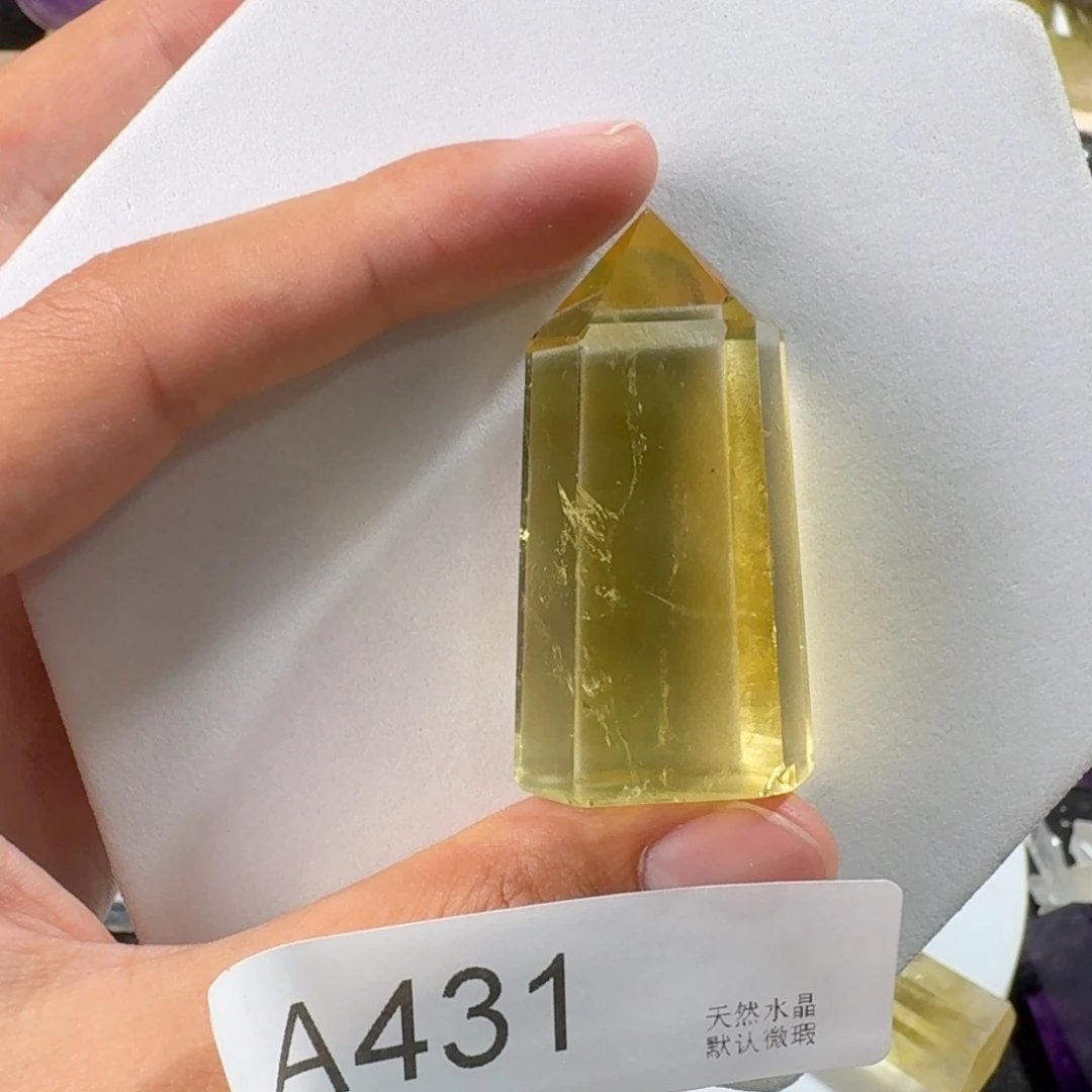 天然水晶未镶嵌水晶空**兰431