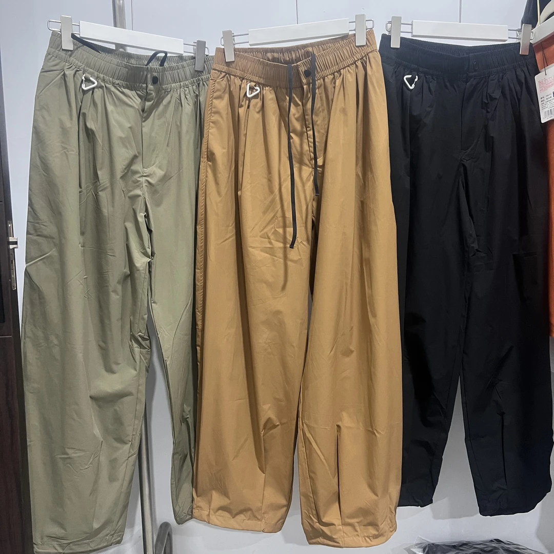 1089梭织休闲长裤工装裤宽松春季高街设计感情侣款速干裤