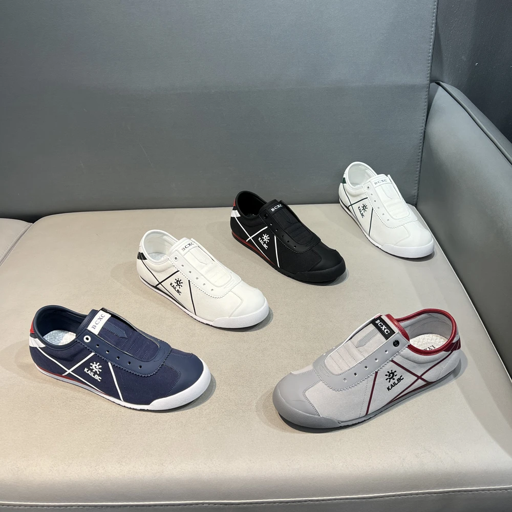 夏季一脚蹬潮流印花布鞋时尚运动百搭软底软面舒适无鞋带休闲鞋男