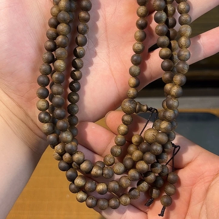 手串沉香07多圈老乌身多样性发一条