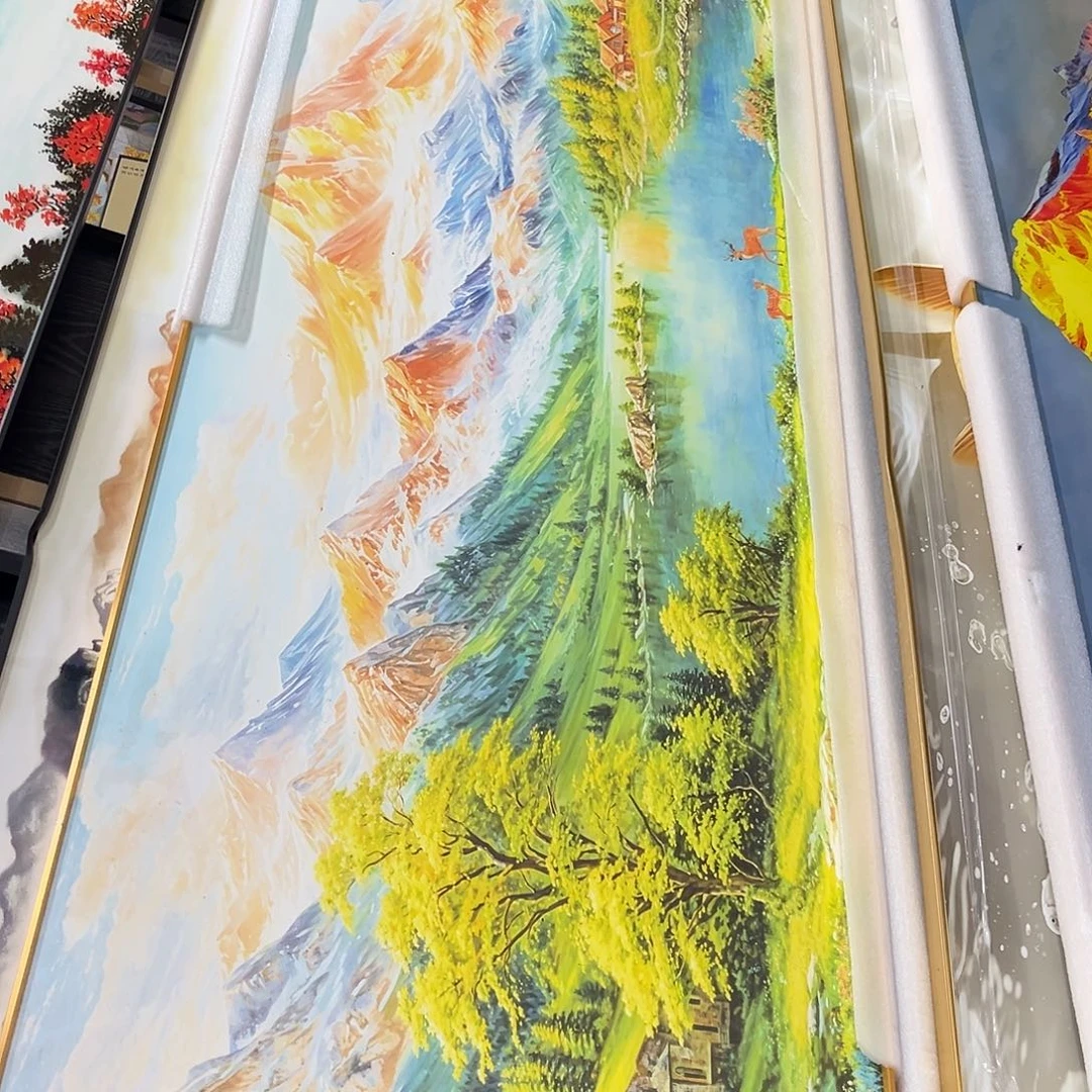 横款70*210金框金山