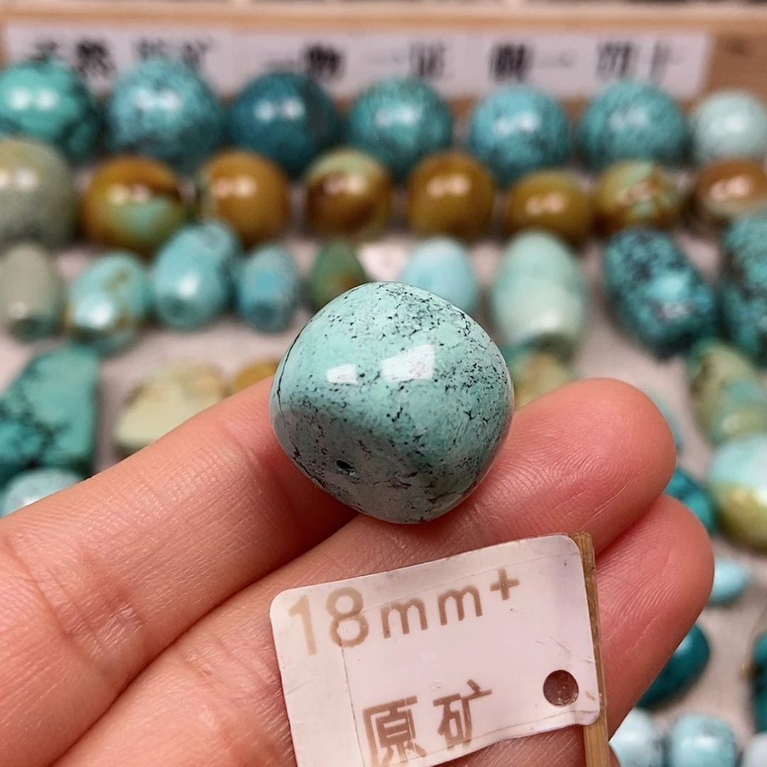 未镶嵌绿松石珠宝半成品