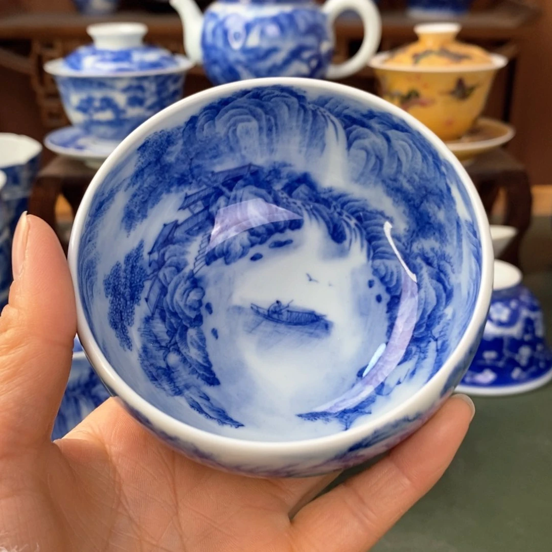 杯景德镇陶瓷手工手绘