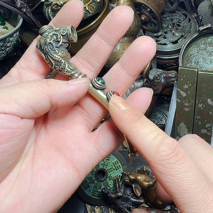 铜器摆件收收藏藏