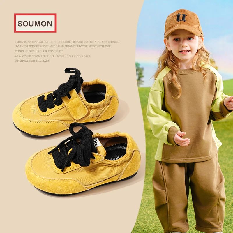 SMON特价书萌儿童运动鞋春秋款男童德训鞋运动休闲女童鞋子户外宝