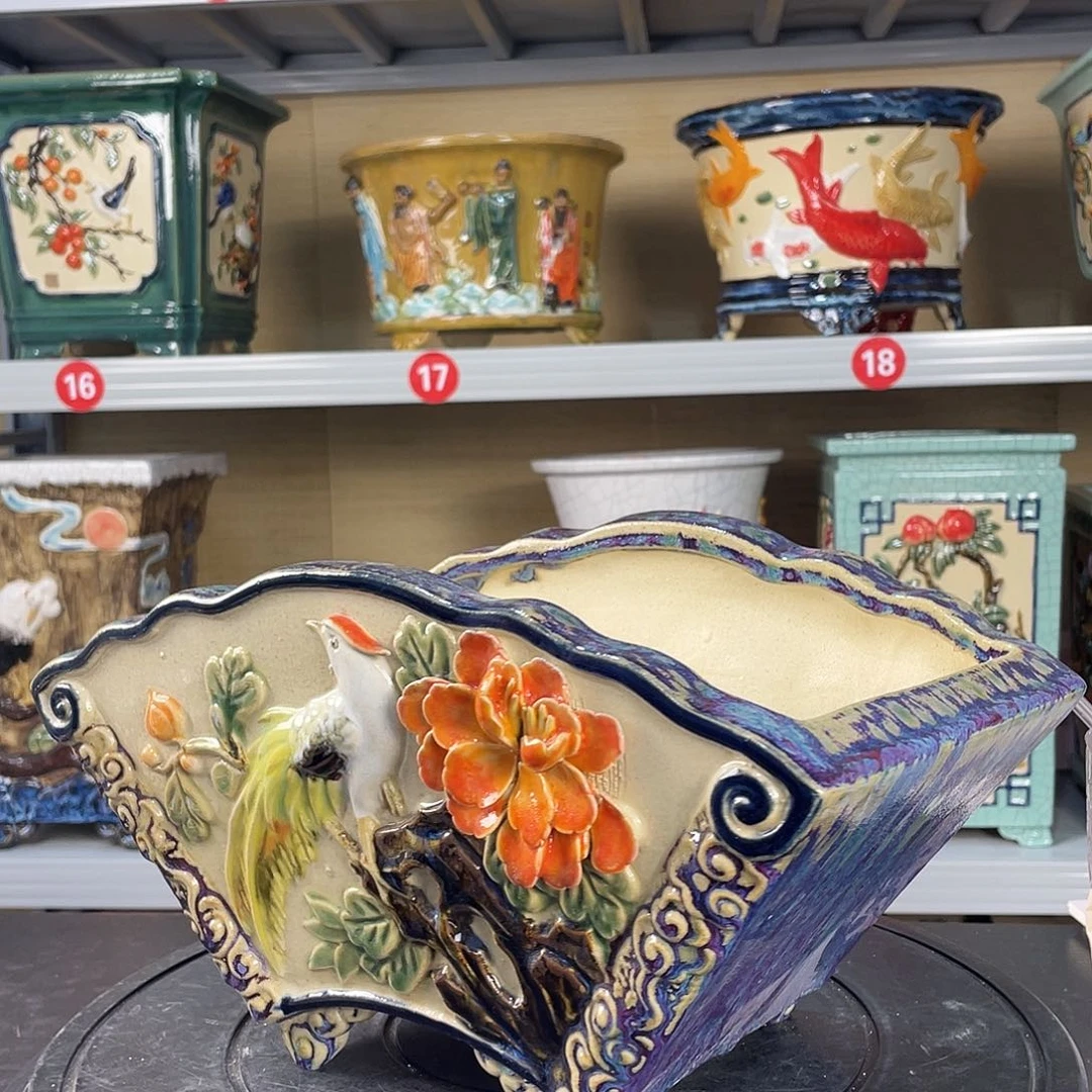 风***@正宗岭南石湾盆