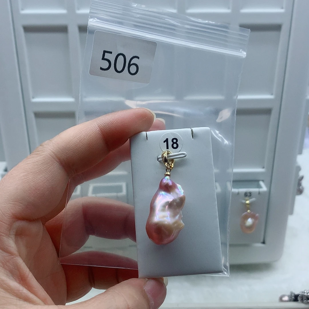吊坠(不含链)淡水珍珠合金