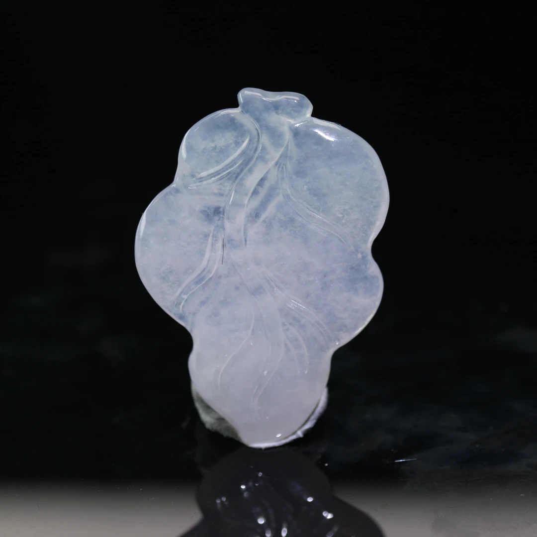 28天然缅甸翡翠A货叶子/100359/上海嘉禾拍卖