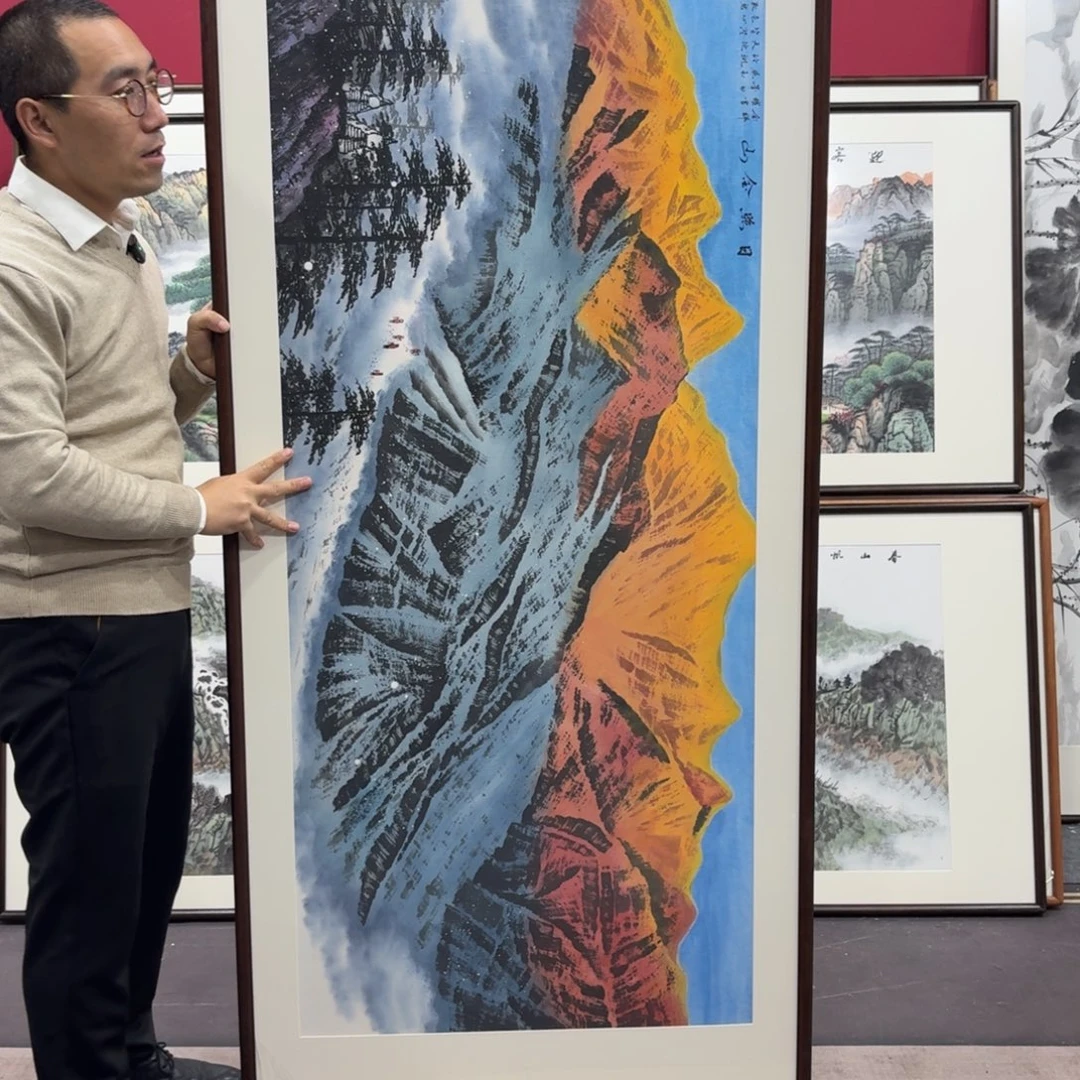 国画手绘作品210/80