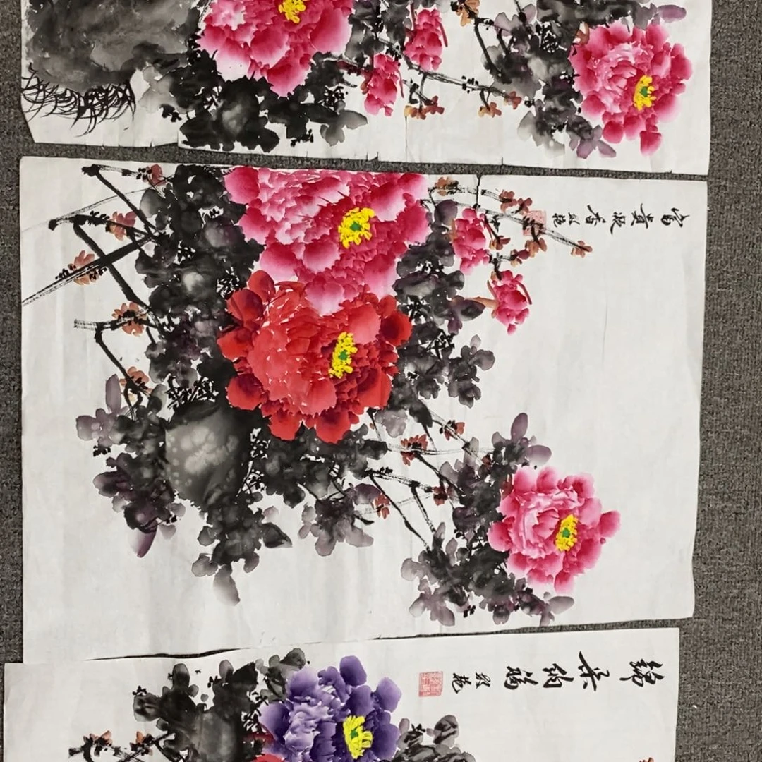 国画老师手笔手绘作品w