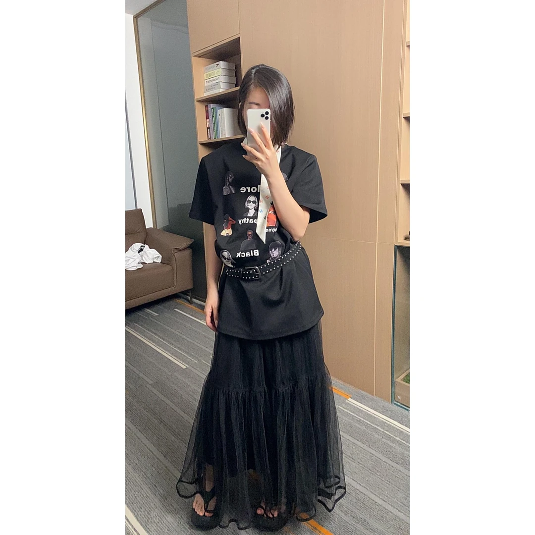 洋气法式复古半身裙时尚高级气质篷篷裙